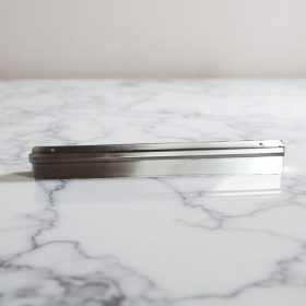 Blokktartó sín, 46×8 cm, rozsdamentes