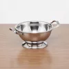 Levestál 4,5 litere talpas, 29×17 cm, rozsdamentes