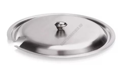 Fedő 1477-es levestálhoz, 20,5 cm, kanálkivágással, rozsdamentes