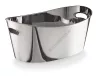 Pezsgősvödör, ovális, 10 l, 53×33×24 cm, rozsdamentes