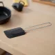 Spatula, fekete, 28 cm, szilikon