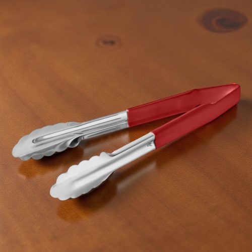 Csipesz, univerzális, 24 cm, piros (nyers hús), (HACCP)