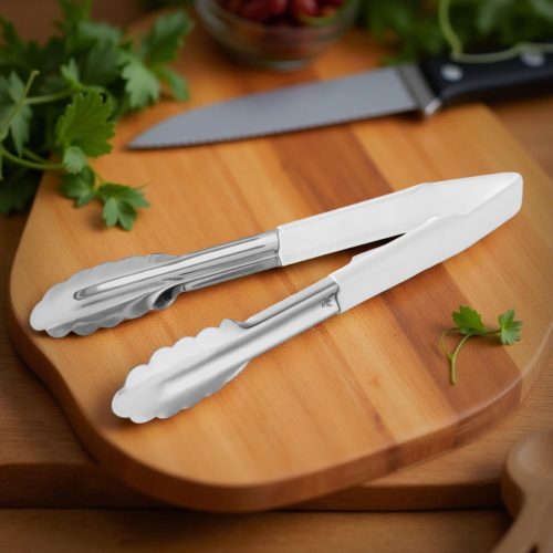 Csipesz, univerzális, 24 cm, fehér (pékáru, sajt), (HACCP)