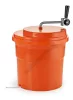Salátacentrifuga, 27 liter, narancssárga, műanyag