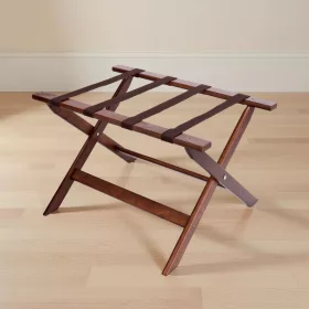 Bőröndtartó, 67×45,5×41,5 cm, összecsukható, fa