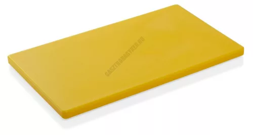 Vágólap, 50×30×2 cm, sárga, 6 gumitalpacskával, prémium