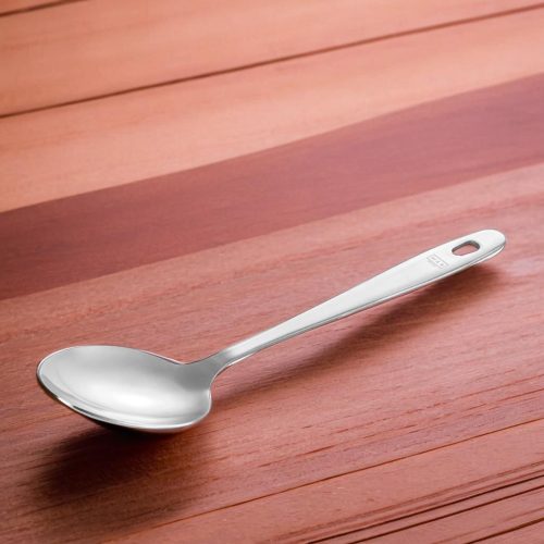Szervírozókanál,  rozsdamentes, teljes hossza 31 cm, Büfé 187