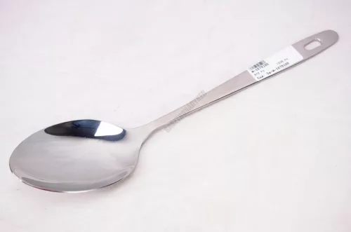 Tálalókanál, szervírozókanál, teljes hossza 31 cm, rozsdamentes, Büfé 187