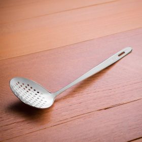 Szűrőkanál, 11x32,5 cm, Büfé 187, rozsdamentes