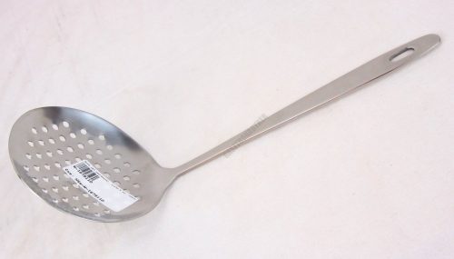 Szűrőkanál, 11x32,5 cm, Büfé 187, rozsdamentes