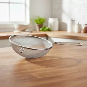 Passzírozó szűrő, 18 cm, rozsdamentes