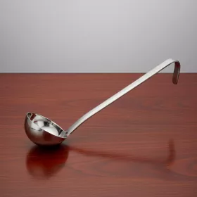   Merőkanál, 200 ml, űrmértékjelölt, nyélhossz: 25cm, átmérő: 9 cm