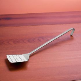Lapátkanál, 10×10×45 cm, perforált, rozsdamentes