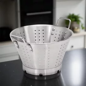 Szűrődézsa üsthöz, 36 cm, talpas, rozsdamentes