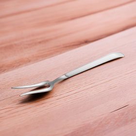 Chafingvilla-szervírozóvilla, 10,5x31 cm, rozsdamentes