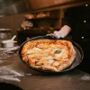 Pizzaforma, teljes felső átm.: 32,5 cm, kékvas