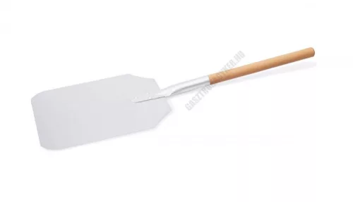 Pizzalapát fanyéllel, 66 cm, lapátfej:28x23 cm, alumínium