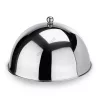Tányérfedő, cloche, 26×15 cm, rozsdamentes
