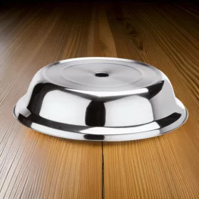 Tányérfedő, cloche, 27×6 cm, rozsdamentes