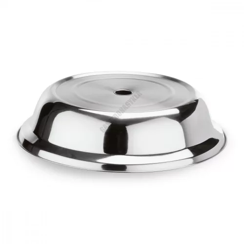 Tányérfedő, cloche, 28×6 cm, rozsdamentes