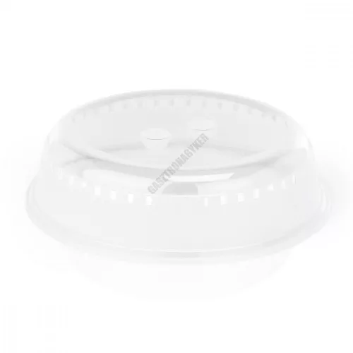 Tányérfedő, cloche, 26×7 cm, polikarbonát