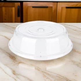 Tányérfedő, cloche, 26,5×7 cm, polikarbonát