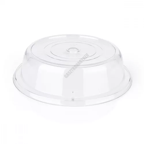 Tányérfedő, cloche, 26,5×7 cm, polikarbonát