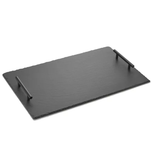 Pala kínálótál fogantyúkkal, GN 1/1, 53×32,5 cm, 5 mm vastag