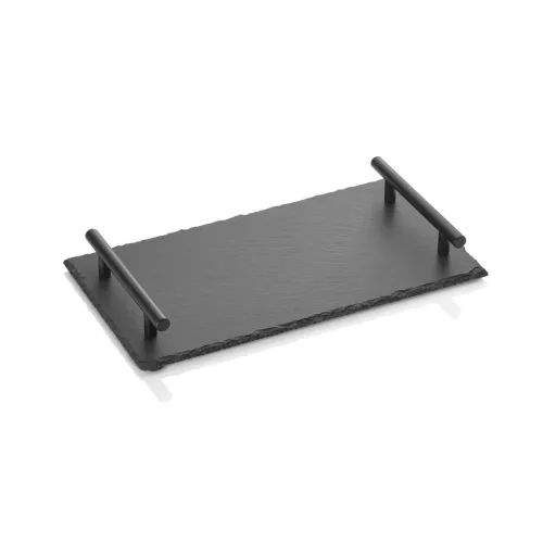 Pala kínálótál fogantyúkkal, GN 1/2, 32,5×26,5 cm, 5 mm vastag