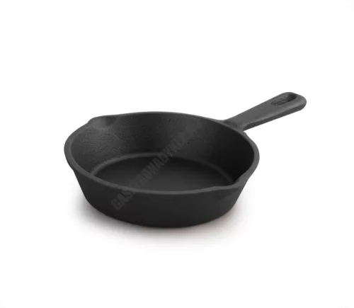 Tálalóserpenyő, 20×4 cm, öntöttvas