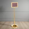 Információs tábla, 120 cm, arany színű