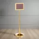 Információs tábla, 120 cm, arany színű