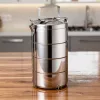 Ételszállító edény, 4×900 ml, duplafalú rozsdamentes