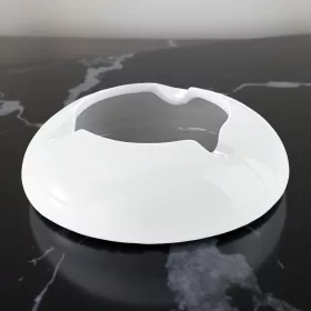 Szélfogós hamutartó, 12,5×4,5 cm, porcelán