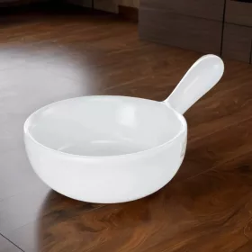 Szószos kínáló nyéllel, 30 ml, porcelán