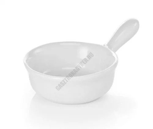 Szószos kínáló nyéllel, 30 ml, porcelán