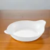 Sütőtál, 21 cm, kerek, porcelán