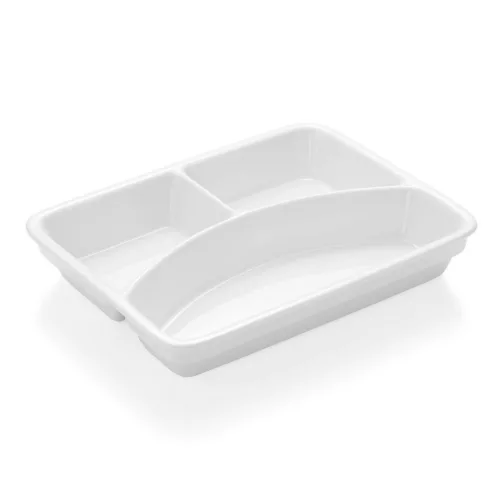 Porcelán tál, 3 részre osztott