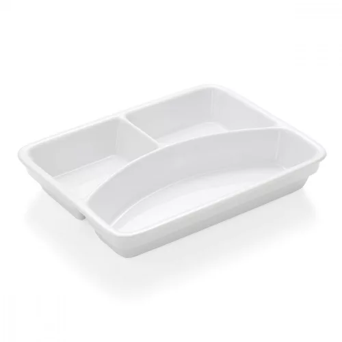 Porcelán tál, 3 részre osztott