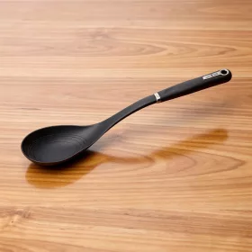   Szervírozókanál, 36 cm, gumírozott nyél, Let's Cook