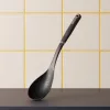 Szervírozókanál, 36 cm, gumírozott nyél, Let's Cook