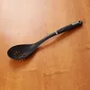 Szervírozókanál, perforált, 36 cm, gumírozott nyél, Let's Cook
