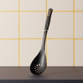   Szervírozókanál, perforált, 36 cm, gumírozott nyél, Let's Cook