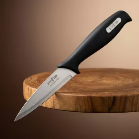   Hámozókés, 8,7 cm penge, gumírozott nyél, Let's Cook