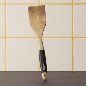   Fordítólapát, 30,5 cm, szilikon nyél, akácfa, Let's Cook