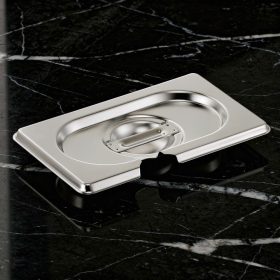 GN 1/9 fedő kanálkivágással, rozsdamentes