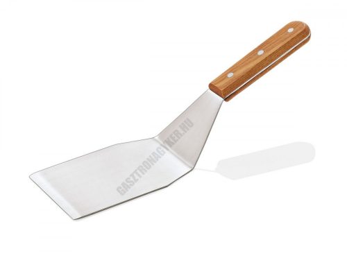 Fordítólapát, fanyelű, éllel, 15×11×34 cm