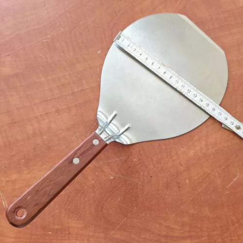 Pizzaszelet lapát, 18 cm átmérő, rozsdamentes