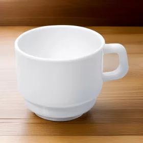 Uni csésze, 180 ml, opál üveg, sorolható