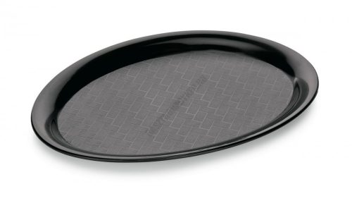 Kávéházi tálca, 29×22 cm, fekete